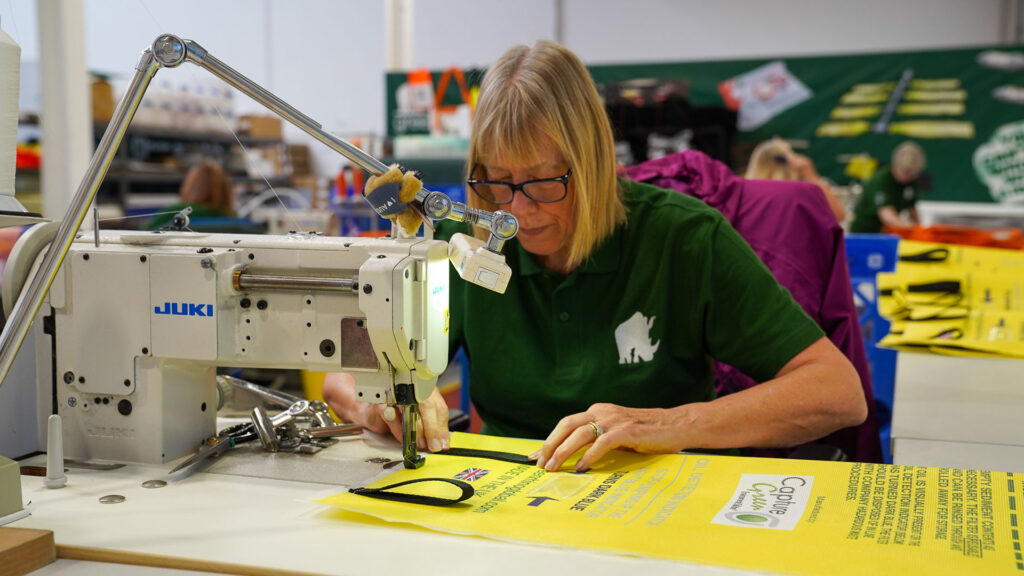 Manufacturing of Green Rhino products.