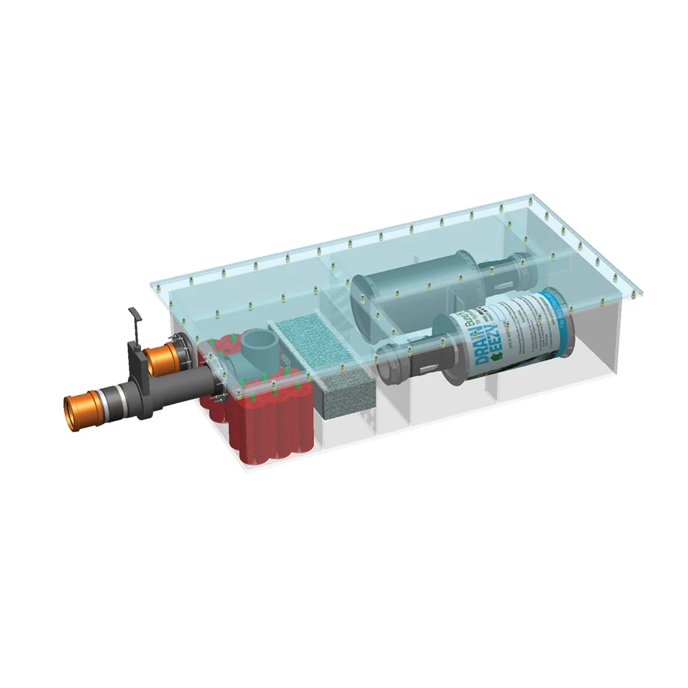 DrainEezy Filtration Chamber Midi See Through