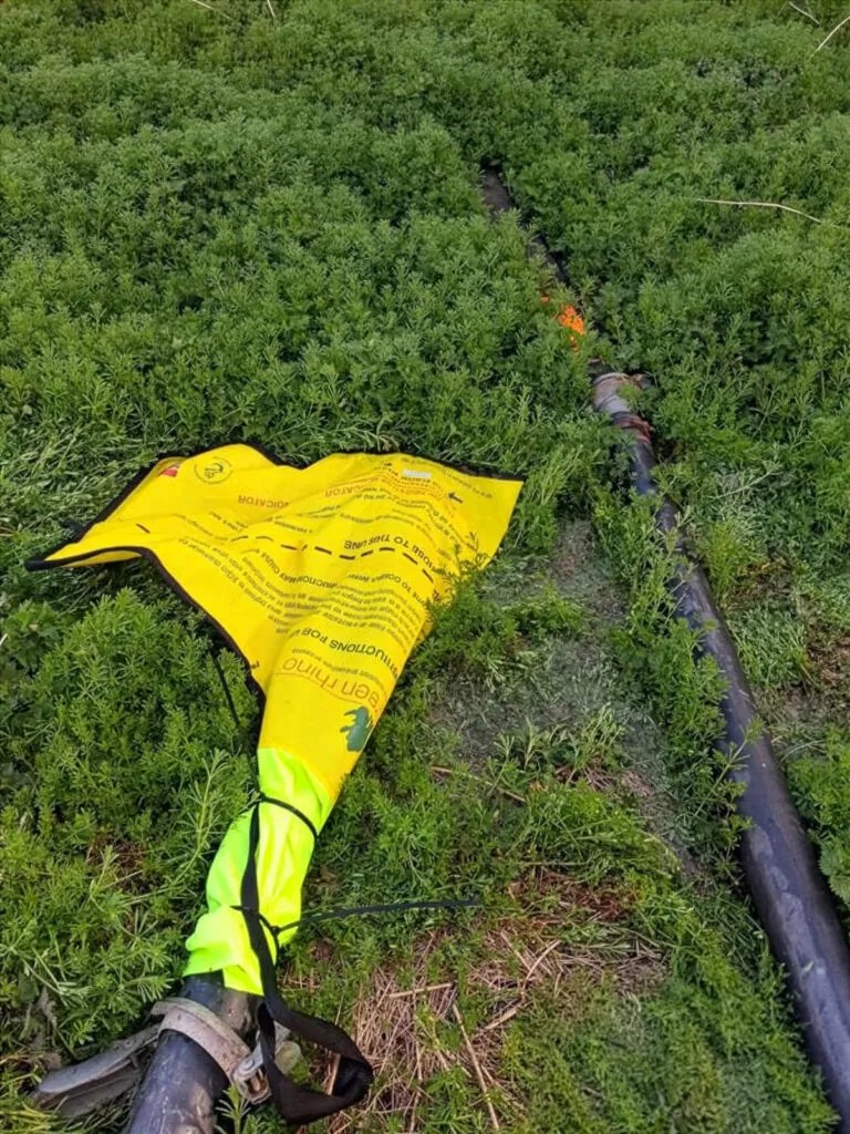 Green Rhino XXL Sediment Dewatering Filter on site