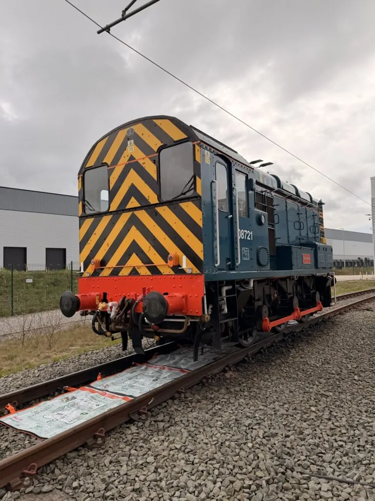 Green Rhino's EnviroPad Rail used at Alstom's Widnes Depot