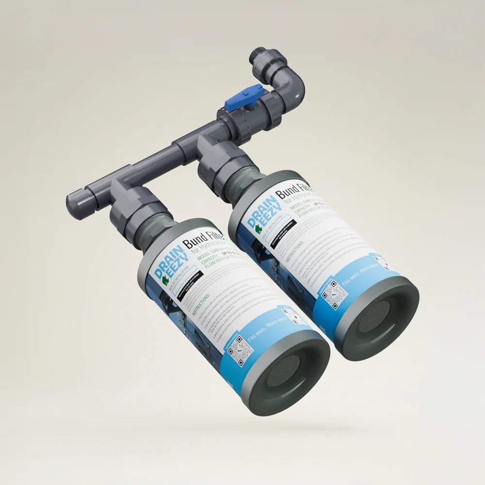 DrainEezy Bund Filter 4" Manifold with M4 Bund Filter
